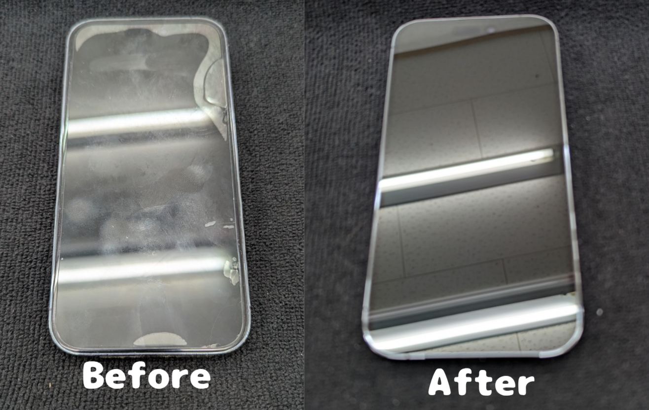 ガラスコーティング ビフォーアフター